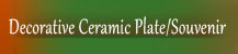 Decorative Ceramic Plate